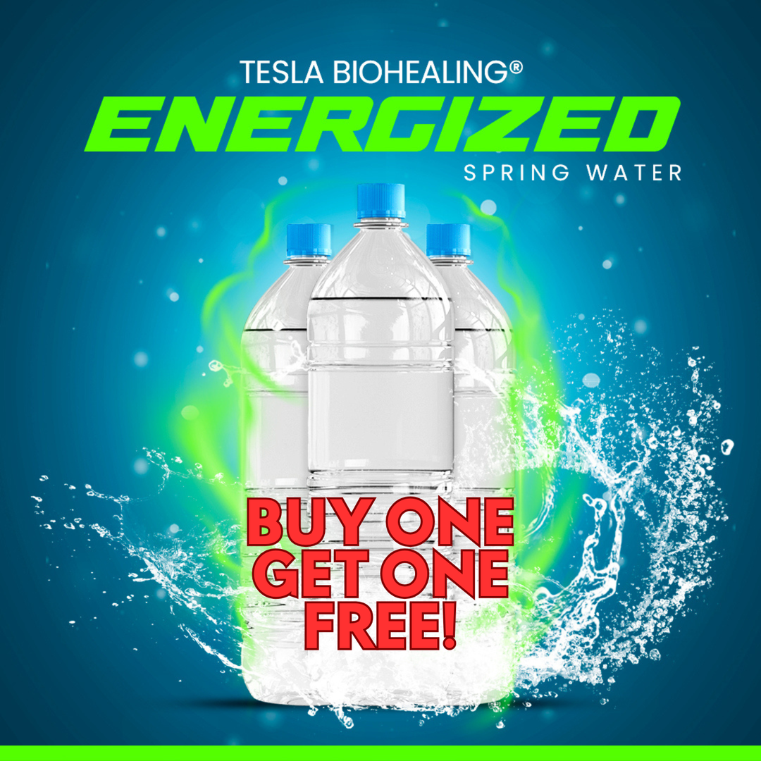 Tesla BioHealing Energized Spring Water: 24 Bottle Pack (16.9 oz.)