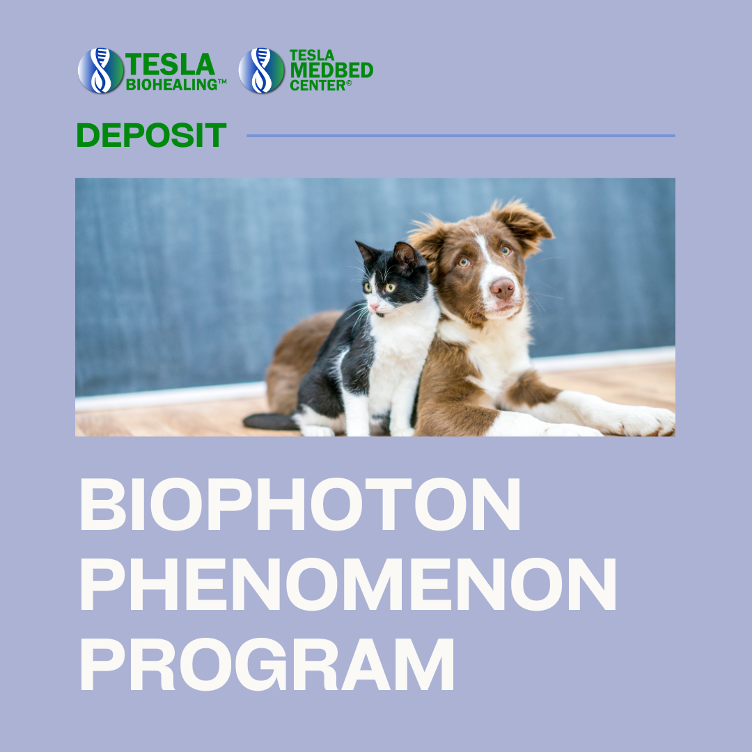 Step 2: Biophoton Phenomenon Program for Pets: Deposit (Refundable*)