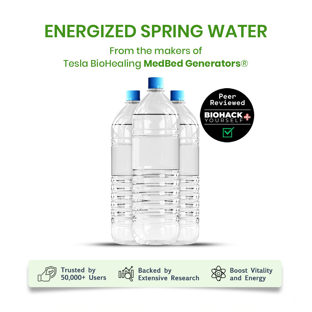 Tesla BioHealing Energized Spring Water: 24 Bottle Pack (16.9 oz.)