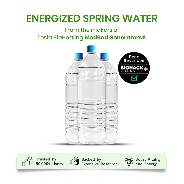 Tesla BioHealing Energized Spring Water: 24 Bottle Pack (16.9 oz.)