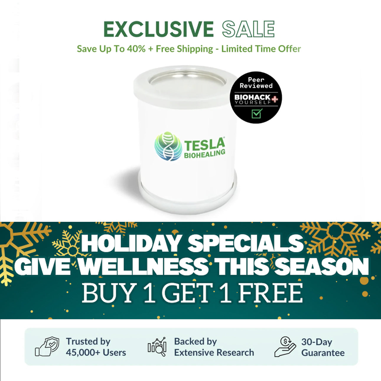 Adult BioHealer by Tesla BioHealing