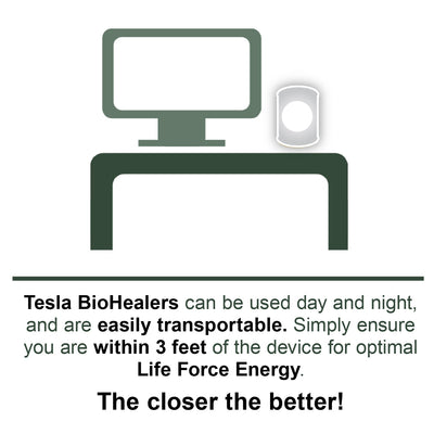 大人用のTesla BioHealer™|ライフフォースエネルギーで携帯保障を充電して修理する