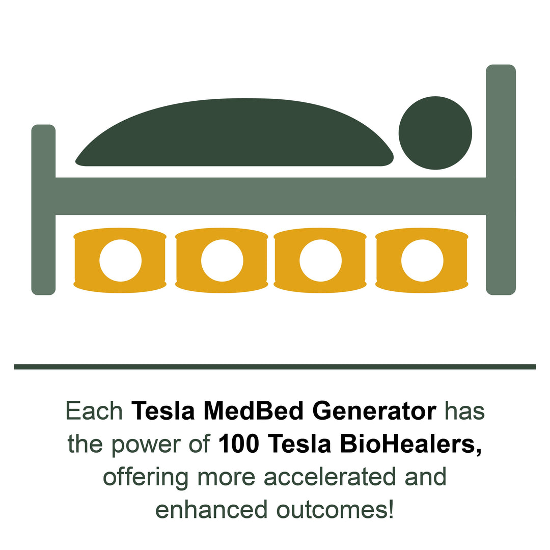 Générateurs de Tesla Medbed - 100x plus puissants que les bio-liés de Tesla