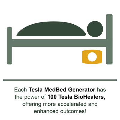 Générateurs de Tesla Medbed - 100x plus puissants que les bio-liés de Tesla